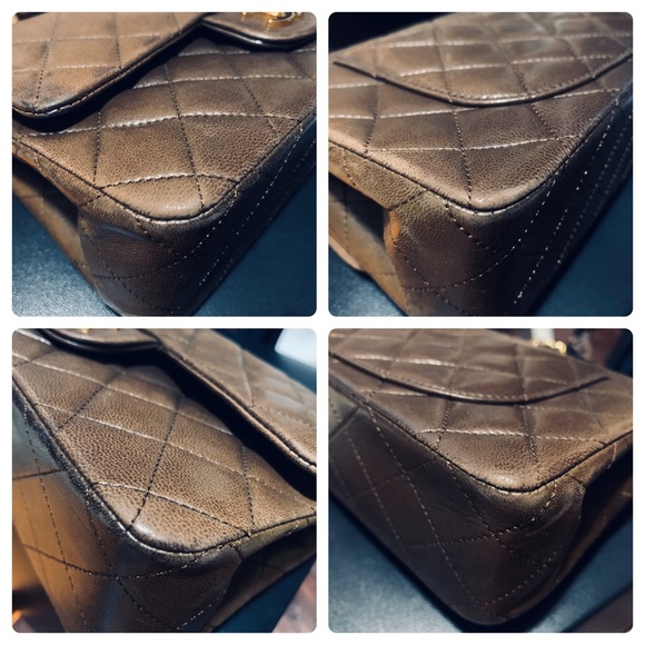 Chanel Quilted Lambskin 9” Double Flap Chain Bag - Picture 14 of 16